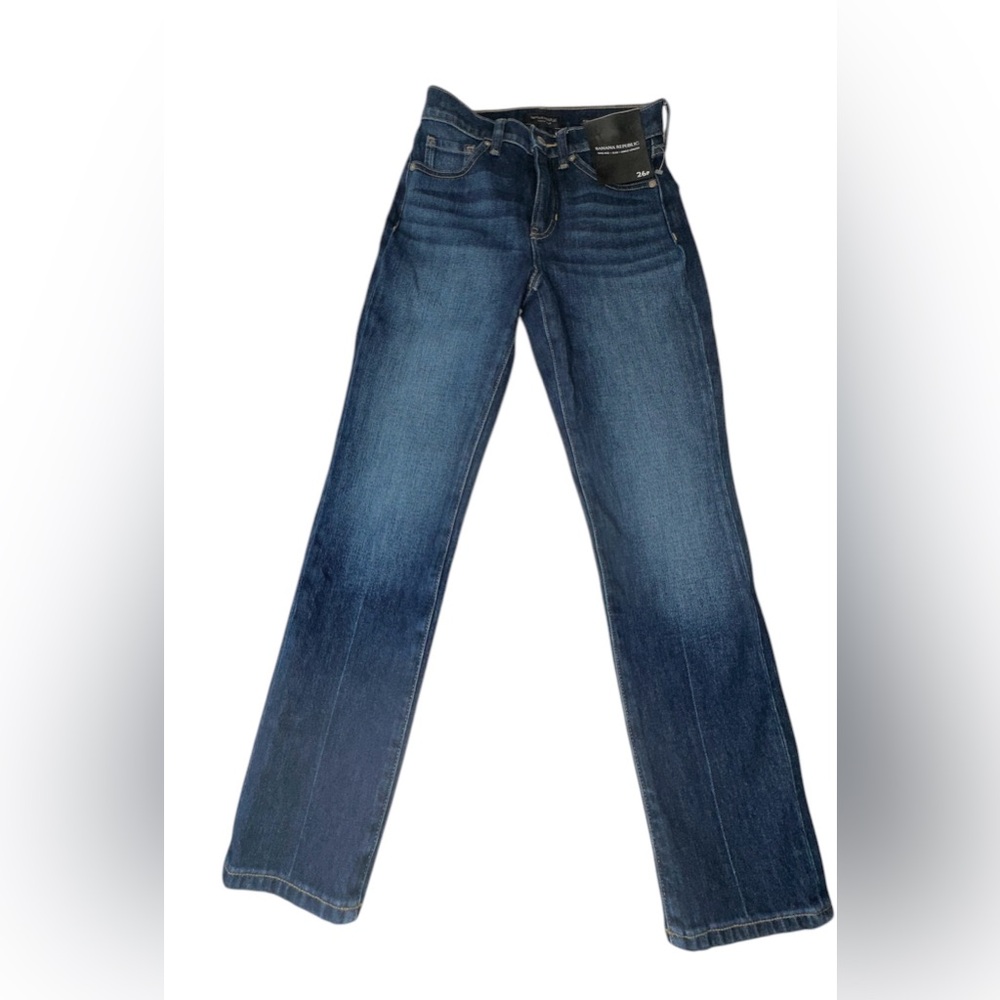 Banana Republic High Rise Skinny Denim Jeans Ankle Stretch 5-Pocket Womens 26P